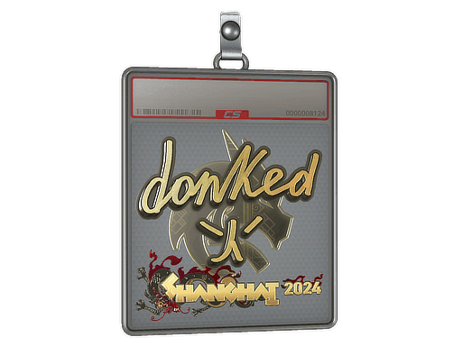 donk (Gold) CS2 Sticker