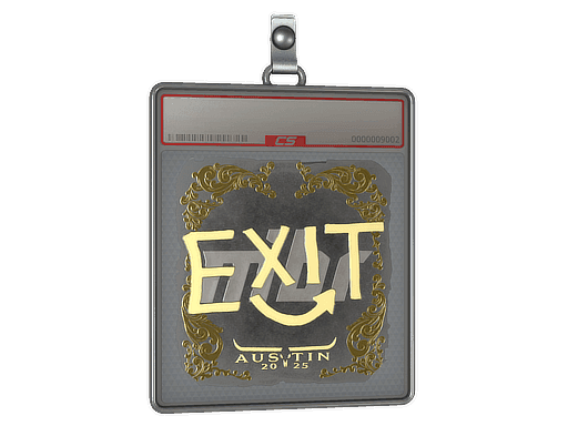 exit (Gold) CS2 Sticker