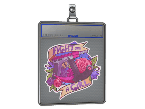 Fight like a Girl CS2 Sticker