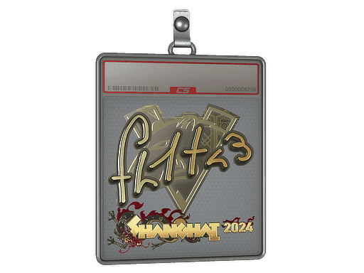 FL1T (Gold) CS2 Sticker