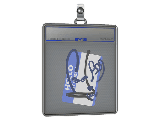 Hello M4A4 CS2 Sticker