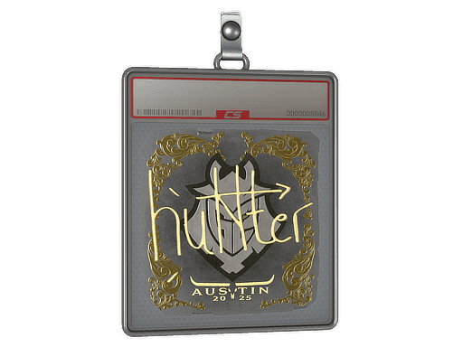 huNter- (Gold) CS2 Sticker