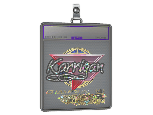 karrigan (Glitter, Champion) CS2 Sticker