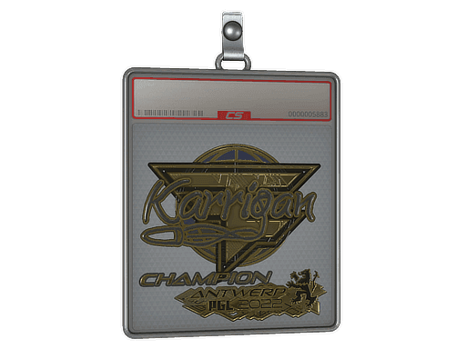 karrigan (Gold, Champion) CS2 Sticker
