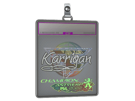 karrigan (Holo, Champion) CS2 Sticker