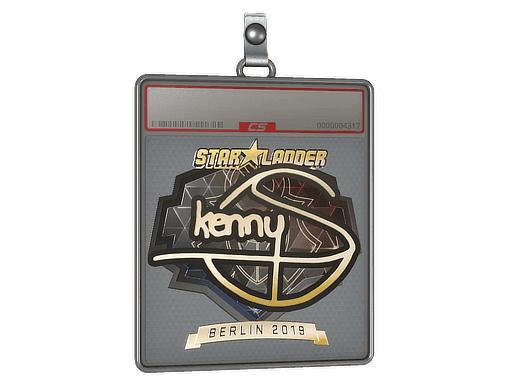 kennyS (Gold) CS2 Sticker