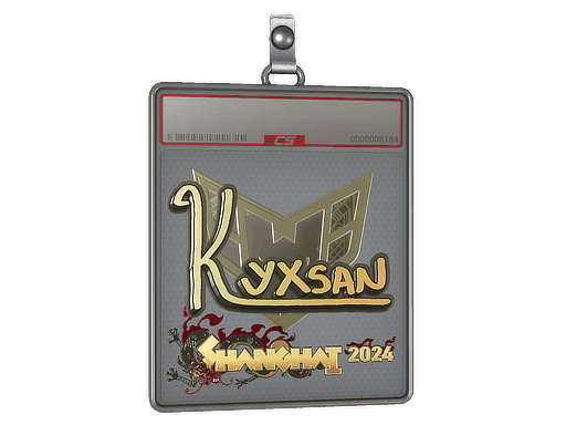 kyxsan (Gold) CS2 Sticker