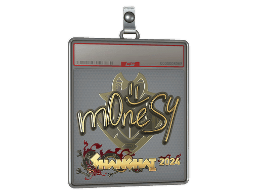 m0NESY (Gold) CS2 Sticker