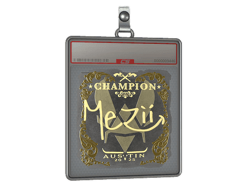 mezii (Gold, Champion) CS2 Sticker