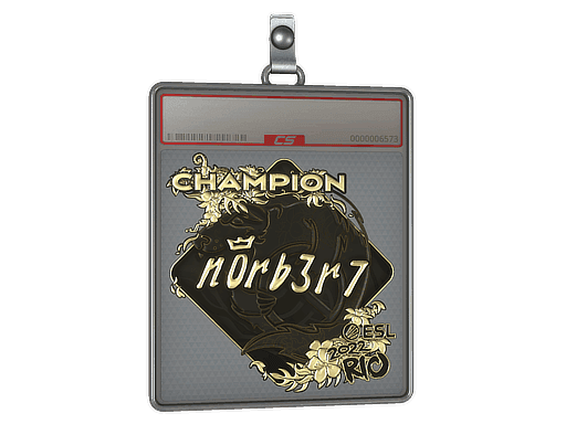 n0rb3r7 (Gold, Champion) CS2 Sticker