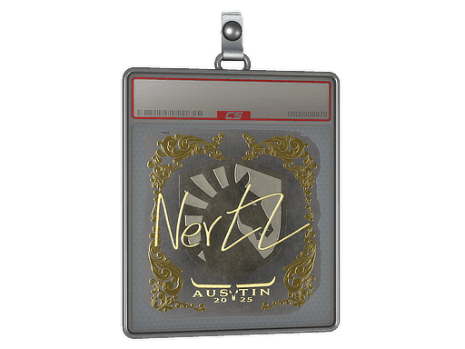 NertZ (Gold) CS2 Sticker