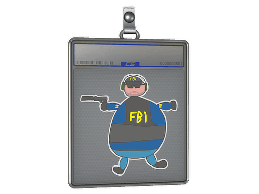 Poorly Drawn FBI CS2 Sticker
