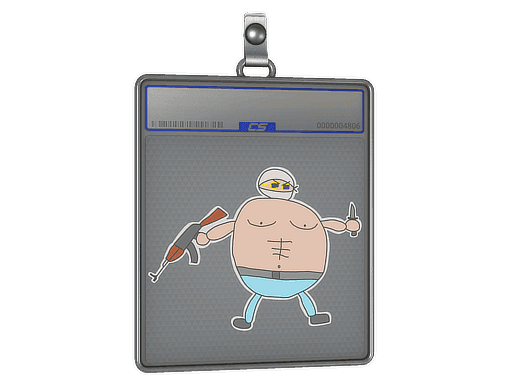 Poorly Drawn Terrorist CS2 Sticker