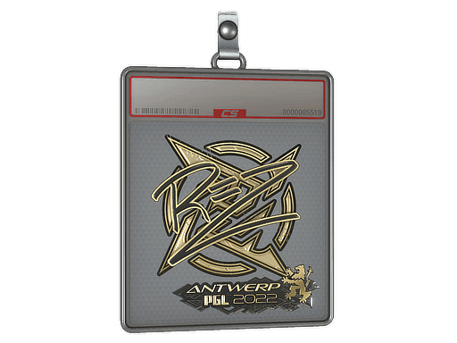 REZ (Gold) CS2 Sticker