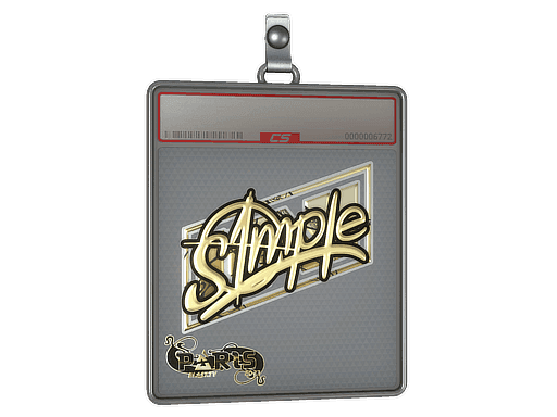 s1mple (Gold) CS2 Sticker