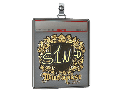 s1n (Gold) CS2 Sticker
