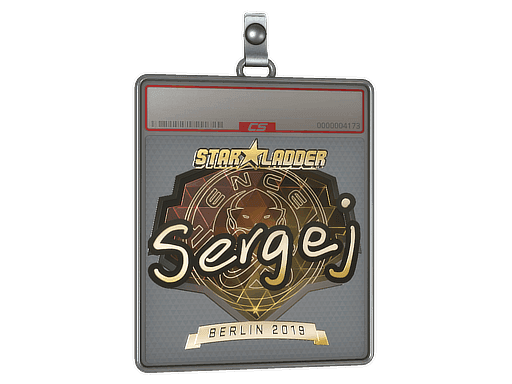 sergej (Gold) CS2 Sticker