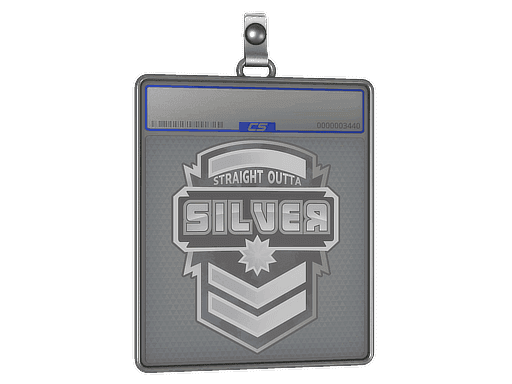 Silver CS2 Sticker