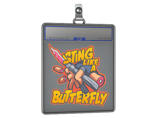 Sting Like A Butterfly CS2 Sticker