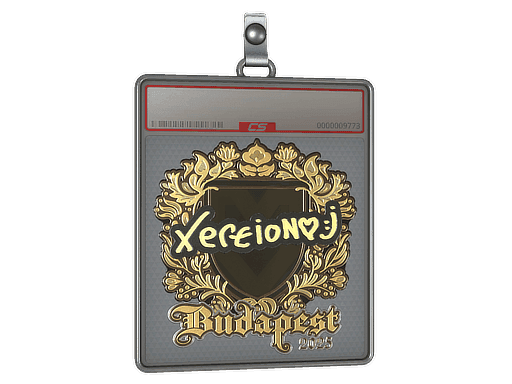 xertioN (Gold) CS2 Sticker