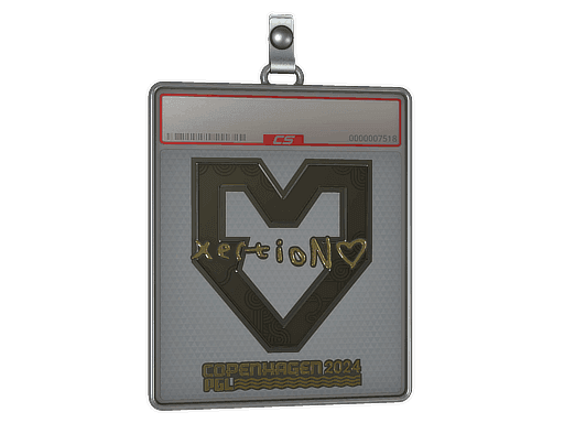 xertioN (Gold) CS2 Sticker