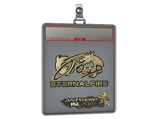 xfl0ud (Gold) CS2 Sticker