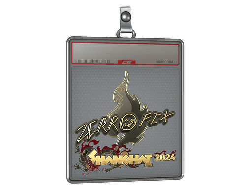 zeRRoFIX (Gold) CS2 Sticker