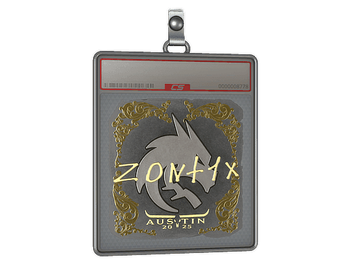 zont1x (Gold) CS2 Sticker
