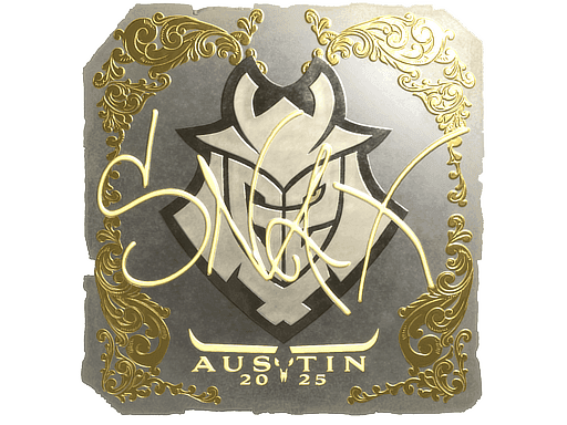 Snax (Gold) CS2 Sticker