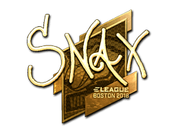Snax (Gold) CS2 Sticker