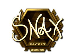 Snax (Gold) CS2 Sticker