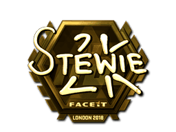 Stewie2K (Gold) CS2 Sticker