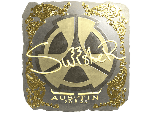 Swisher (Gold) CS2 Sticker