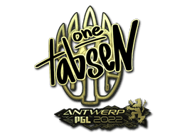 tabseN (Gold) CS2 Sticker