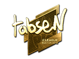 tabseN (Gold) CS2 Sticker