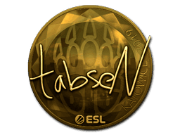 tabseN (Gold) CS2 Sticker