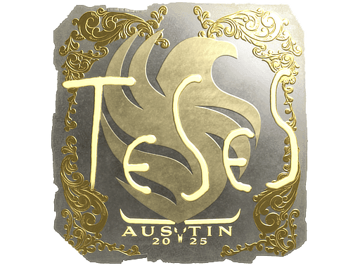 TeSeS (Gold) CS2 Sticker
