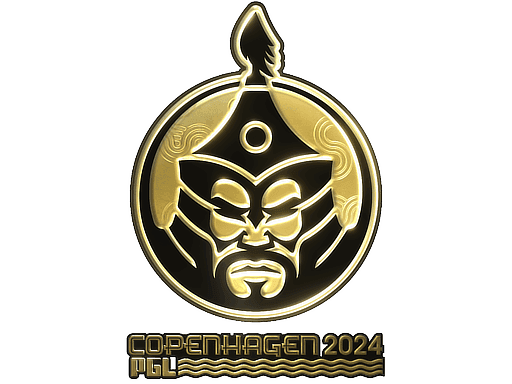 The MongolZ (Gold) CS2 Sticker