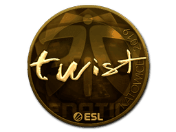 twist (Gold) CS2 Sticker