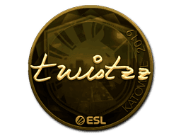 Twistzz (Gold) CS2 Sticker