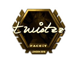 Twistzz (Gold) CS2 Sticker