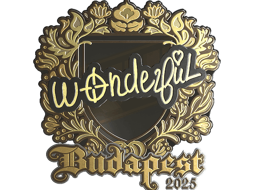 w0nderful (Gold) CS2 Sticker