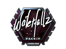 waterfaLLZ (Foil) CS2 Sticker