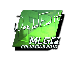 WorldEdit (Foil) CS2 Sticker