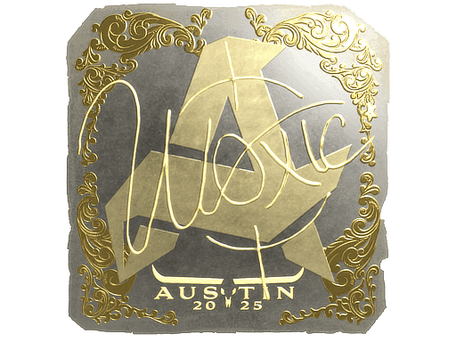 woxic (Gold) CS2 Sticker
