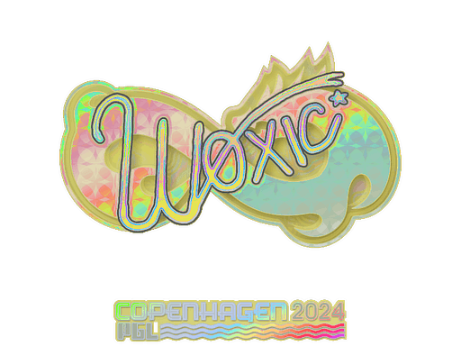 woxic (Holo) CS2 Sticker