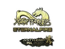XANTARES (Gold) CS2 Sticker