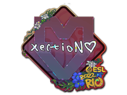xertioN (Glitter) CS2 Sticker