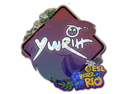 yuurih (Glitter) CS2 Sticker