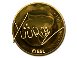 yuurih (Gold) CS2 Sticker